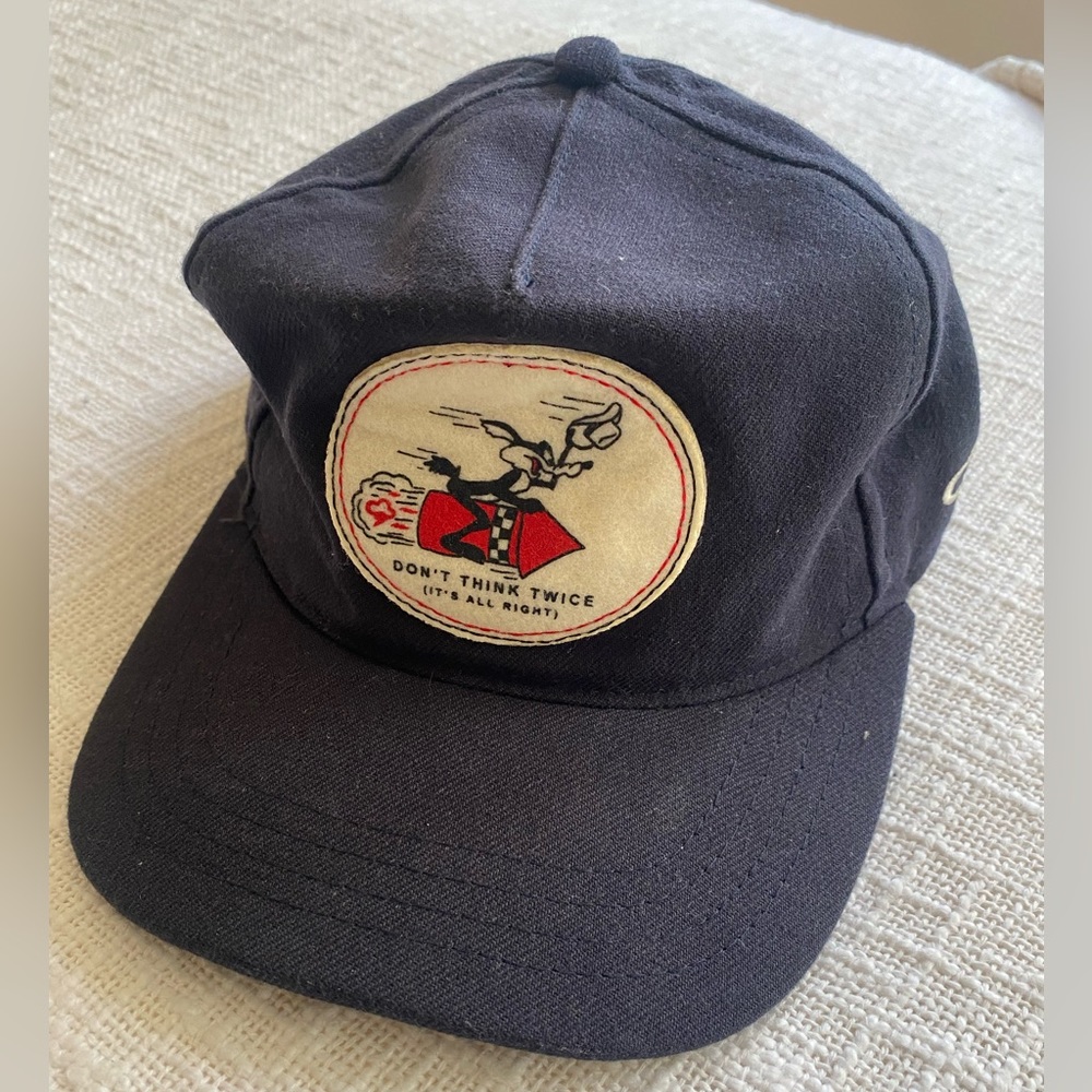Wile E. Coyote Ampal Creative Baseball Hat w/ Leather Strap